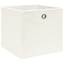 Storage boxes 10 units white fabric 32x32x32 cm by vidaXL, Storage baskets - Ref: Foro24-288351, Price: 52,10 €, Discount: %