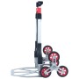 Silberner Aluminium-Klapptransportwagen 70 kg von vidaXL, Treppen auf Rädern - Ref: Foro24-146445, Preis: 106,41 €, Rabatt: %