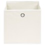 Storage boxes 10 units white fabric 32x32x32 cm by vidaXL, Storage baskets - Ref: Foro24-288351, Price: 52,10 €, Discount: %