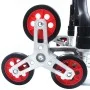 Silver aluminum folding transport cart 70 kg by vidaXL, Stairs on wheels - Ref: Foro24-146445, Price: 106,41 €, Discount: %