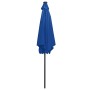 Regenschirm mit LED-Lichtern und azurblauer Aluminiumstange 300 cm von vidaXL, Sonnenschirme - Ref: Foro24-47367, Preis: 100,...