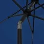 Umbrella with LED lights and azure blue aluminum pole 300 cm by vidaXL, Umbrellas - Ref: Foro24-47367, Price: 106,65 €, Disco...