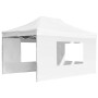 Carpa plegable profesional con paredes aluminio blanca 4,5x3 m