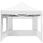 Carpa plegable profesional con paredes aluminio blanca 4,5x3 m