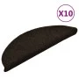 Alfombrilla autoadhesiva de escalera 10 uds 56x17x3cm marrón by vidaXL, Stair mats - Ref: Foro24-149687, Price: 25,18 €, Disc...
