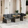 Garden sofa set 8 pieces and gray synthetic rattan cushions by vidaXL, Garden sets - Ref: Foro24-3276154, Price: 524,00 €, Di...