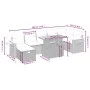 Garden sofa set 8 pieces and gray synthetic rattan cushions by vidaXL, Garden sets - Ref: Foro24-3276154, Price: 524,00 €, Di...