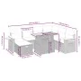 Set de sofás de jardín 8 pzas y cojines ratán sintético gris by vidaXL, Garden sets - Ref: Foro24-3276161, Price: 524,00 €, D...