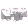 Set de sofás de jardín 8 pzas y cojines ratán sintético gris by vidaXL, Garden sets - Ref: Foro24-3273188, Price: 491,88 €, D...