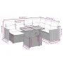 Set de sofás de jardín 8 pzas y cojines ratán sintético gris by vidaXL, Garden sets - Ref: Foro24-3273195, Price: 491,88 €, D...
