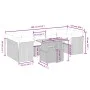 Set de sofás de jardín 8 pzas y cojines ratán sintético gris by vidaXL, Garden sets - Ref: Foro24-3270703, Price: 519,95 €, D...