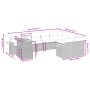 Set de sofás de jardín 10 pzas con cojines ratán sintético gris by vidaXL, Garden sets - Ref: Foro24-3273685, Price: 630,63 €...