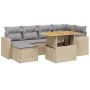 Set de sofás de jardín 11 pzas y cojines ratán sintético gris by vidaXL, Garden sets - Ref: Foro24-3274593, Price: 626,72 €, ...