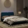 Bettgestell mit LED-Lichtern, blauem Samt, 140x200 cm. von vidaXL, Betten und Lattenroste - Ref: Foro24-3213859, Preis: 214,4...