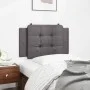Cabecero de cama acolchado cuero sintético gris 80 cm de vidaXL, Cabeceros y pies de cama - Ref: Foro24-374832, Precio: 28,08...