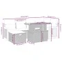 Set de sofás de jardín 7 piezas con cojines ratán PE gris by vidaXL, Garden sets - Ref: Foro24-3276252, Price: 465,52 €, Disc...