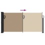 Toldo lateral retráctil gris taupe 100x500 cm by vidaXL, Umbrellas - Ref: Foro24-4004394, Price: 105,84 €, Discount: %