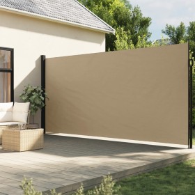 Toldo lateral retráctil beige 220x300 cm