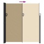 Toldo lateral retráctil beige 220x300 cm by vidaXL, Umbrellas - Ref: Foro24-4004375, Price: 127,99 €, Discount: %