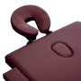 Klappbare Massageliege 2 Zonen lila Aluminium von vidaXL, Massageliegen - Ref: Foro24-110196, Preis: 202,54 €, Rabatt: %