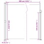 Beige seitlicher ausziehbarer Markisenstoff 220x300 cm. von vidaXL, Sonnenschirme - Ref: Foro24-4004375, Preis: 127,99 €, Rab...