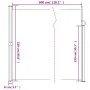 Toldo lateral retráctil beige 220x300 cm de vidaXL, Sombrillas - Ref: Foro24-4004375, Precio: 124,71 €, Descuento: %