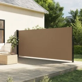 Toldo lateral retráctil gris taupe 160x600 cm by vidaXL, Umbrellas - Ref: Foro24-4004529, Price: 120,85 €, Discount: %
