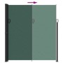 Toldo lateral retráctil verde oscuro 220x300 cm by vidaXL, Umbrellas - Ref: Foro24-4004380, Price: 124,23 €, Discount: %