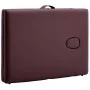 Camilla de masaje plegable 2 zonas aluminio morado de vidaXL, Mesas de masaje - Ref: Foro24-110196, Precio: 161,55 €, Descuen...