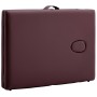 Klappbare Massageliege 2 Zonen lila Aluminium von vidaXL, Massageliegen - Ref: Foro24-110196, Preis: 202,54 €, Rabatt: %