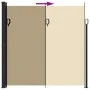 Toldo lateral retráctil beige 200x600 cm by vidaXL, Umbrellas - Ref: Foro24-4004555, Price: 135,98 €, Discount: %