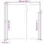 Seitlicher ausziehbarer Markisenstoff in Taupe-Grau 220x600 cm. von vidaXL, Sonnenschirme - Ref: Foro24-4004574, Preis: 133,5...