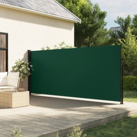 Toldo lateral retráctil verde oscuro 170x300 cm