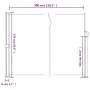 Toldo lateral retráctil verde oscuro 170x300 cm by vidaXL, Umbrellas - Ref: Foro24-4004335, Price: 109,41 €, Discount: %