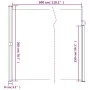 Seitlicher ausziehbarer weißer Markisenstoff 200x300 cm. von vidaXL, Sonnenschirme - Ref: Foro24-4004361, Preis: 114,78 €, Ra...