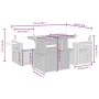 Set Gartensofas mit Kissen 5 Stück synthetisches Rattangrau von vidaXL, Gartensets - Ref: Foro24-3271739, Preis: 361,67 €, Ra...