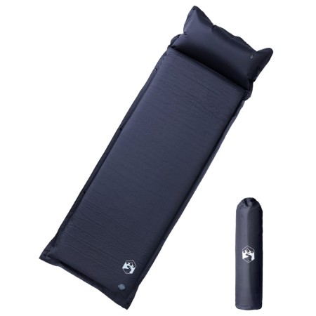 Colchón de camping autoinflable con con almohada 1 persona gris von vidaXL, Schlafmatten - Ref: Foro24-4007128, Preis: 41,43 ...