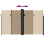 Toldo lateral retráctil gris taupe 200x600 cm von vidaXL, Sonnenschirme - Ref: Foro24-4004664, Preis: 153,51 €, Rabatt: %
