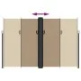 Toldo lateral retráctil gris taupe 220x600 cm by vidaXL, Umbrellas - Ref: Foro24-4004679, Price: 146,87 €, Discount: %