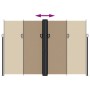 Toldo lateral retráctil gris taupe 220x600 cm de vidaXL, Sombrillas - Ref: Foro24-4004679, Precio: 149,18 €, Descuento: %
