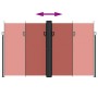Toldo lateral retráctil terracota 200x1000 cm by vidaXL, Umbrellas - Ref: Foro24-4004768, Price: 173,25 €, Discount: %