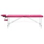 Klappbare Massageliege 3 Zonen Aluminium rosa von vidaXL, Massageliegen - Ref: Foro24-110197, Preis: 182,58 €, Rabatt: %