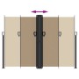 Toldo lateral retráctil gris taupe 180x1200 cm von vidaXL, Sonnenschirme - Ref: Foro24-4004844, Preis: 159,03 €, Rabatt: %