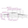 Gartensitzgruppe 6-teilig aus imprägniertem Kiefernholz von vidaXL, Gartensets - Ref: Foro24-3250699, Preis: 427,93 €, Rabatt: %