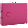 Klappbare Massageliege 3 Zonen Aluminium rosa von vidaXL, Massageliegen - Ref: Foro24-110197, Preis: 182,58 €, Rabatt: %