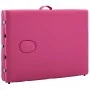 Klappbare Massageliege 3 Zonen Aluminium rosa von vidaXL, Massageliegen - Ref: Foro24-110197, Preis: 165,46 €, Rabatt: %