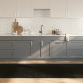 Rechteckiger schwarzer Bambus-Teppich 100x1000 cm von vidaXL, Teppiche - Ref: Foro24-376966, Preis: 91,44 €, Rabatt: %