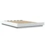 Estructura de cama con LED madera ingeniería blanco 120x190 cm de vidaXL, Camas y somieres - Ref: Foro24-3281140, Precio: 178...