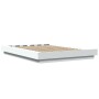 White engineered wood bed frame with LED 120x190 cm by vidaXL, Beds and slatted bases - Ref: Foro24-3281140, Price: 180,97 €,...