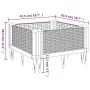 Jardinera con clavijas PP blanco 42,5x42,5x28,5 cm de vidaXL, Maceteros y jardineras - Ref: Foro24-368005, Precio: 18,92 €, D...